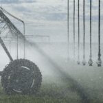 Watering system at the Ute Mountain Farm and Ranch in southwestern Colorado.