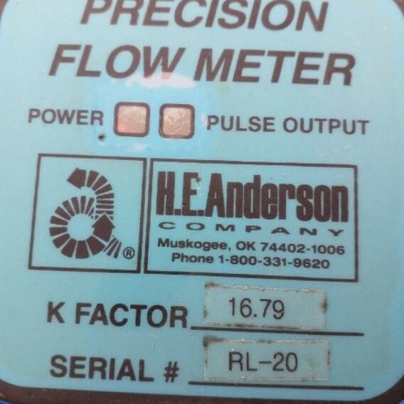 HE Anderson Precision Flow Meter